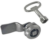 Замок щитовой квадратный FD25C-2VK , нержавеющая сталь А2