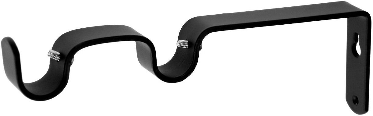 Кронштейн для карниза двухрядный D20 80/150 мм, цвет в ассортименте - фото