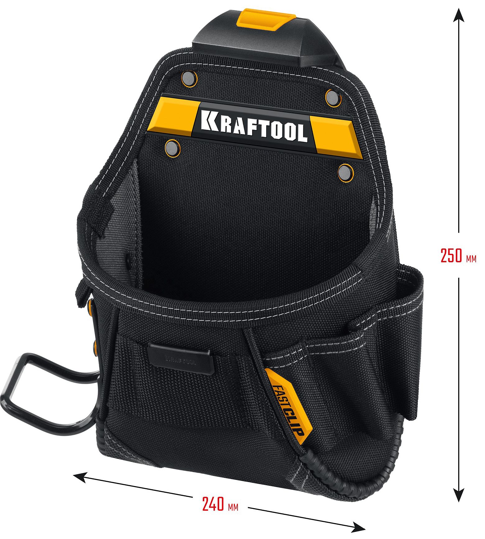 Сумка поясная с креплением FastClip KP- 6 Kraftbuilt Kraftool 38775 - фото