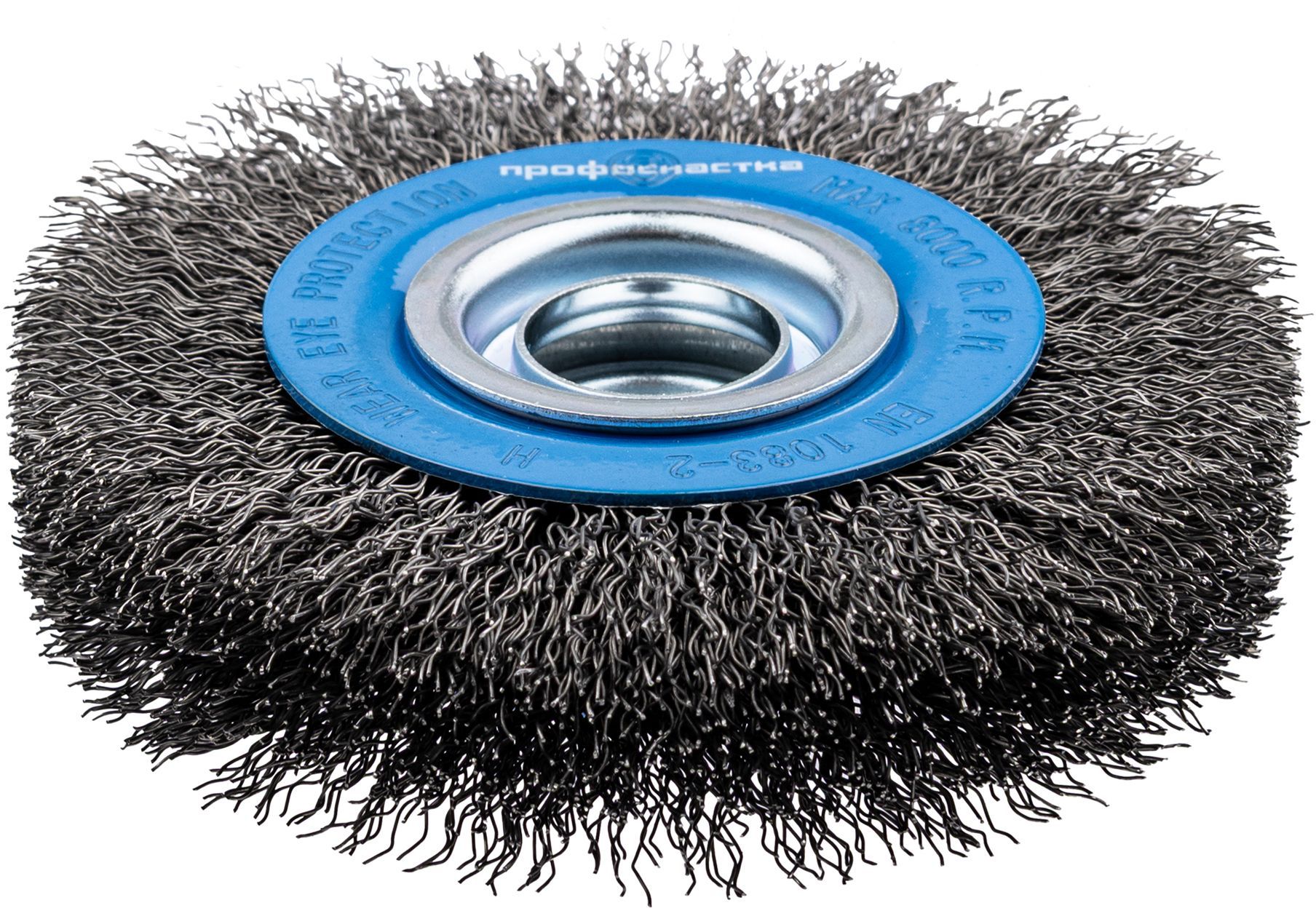 Щетка дисковая гофрированная для заточных станков 300 мм Профоснастка 20805013, сталь  - фото