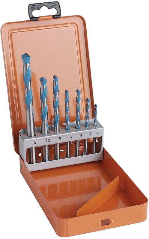 Набор сверл 4-12 мм Multi Construction, Hawera 202367, 7 штук - фото