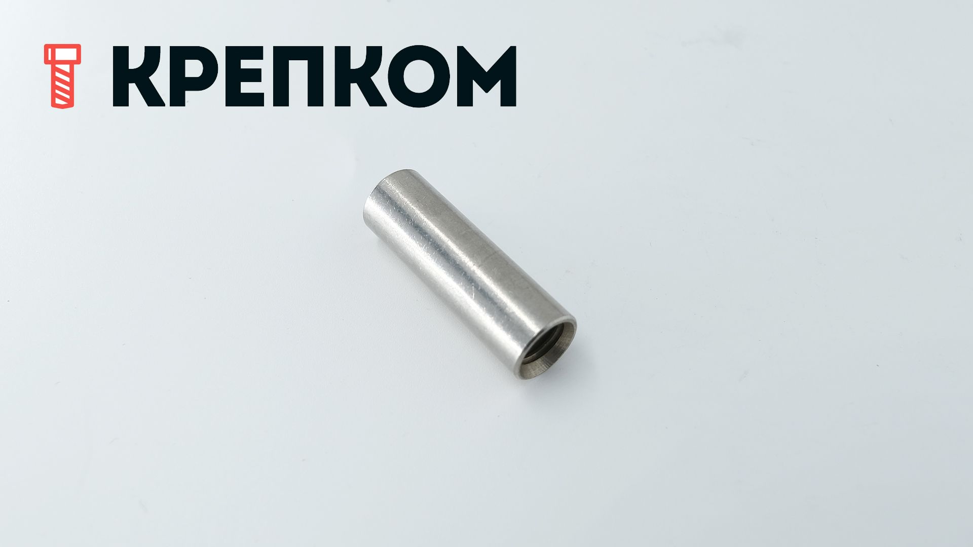 Гайка соединительная круглая 9290, нержавеющая сталь А2 - фото