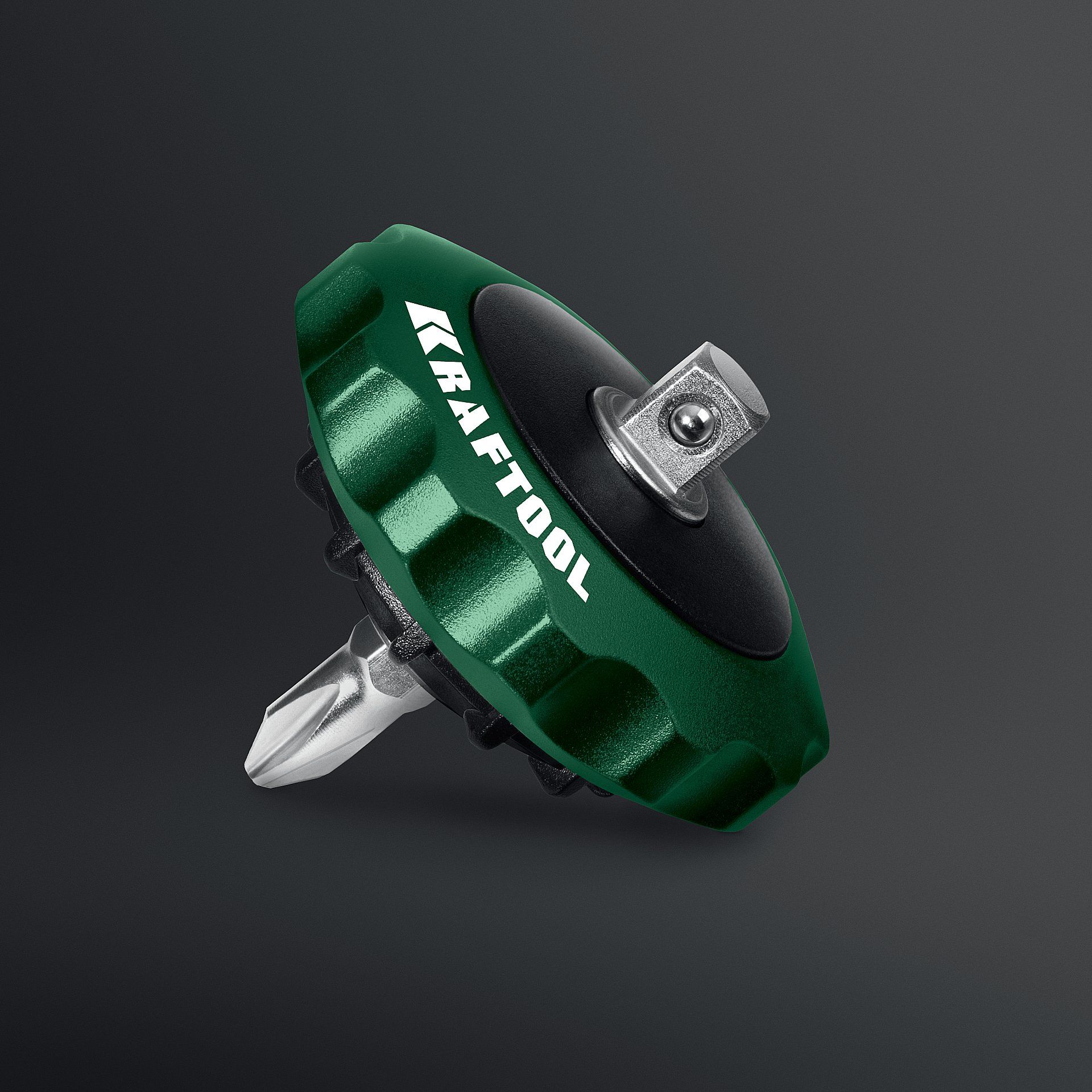 Трещотка реверсивная для бит и головок Space Ratchet Kraftool 25890 - фото