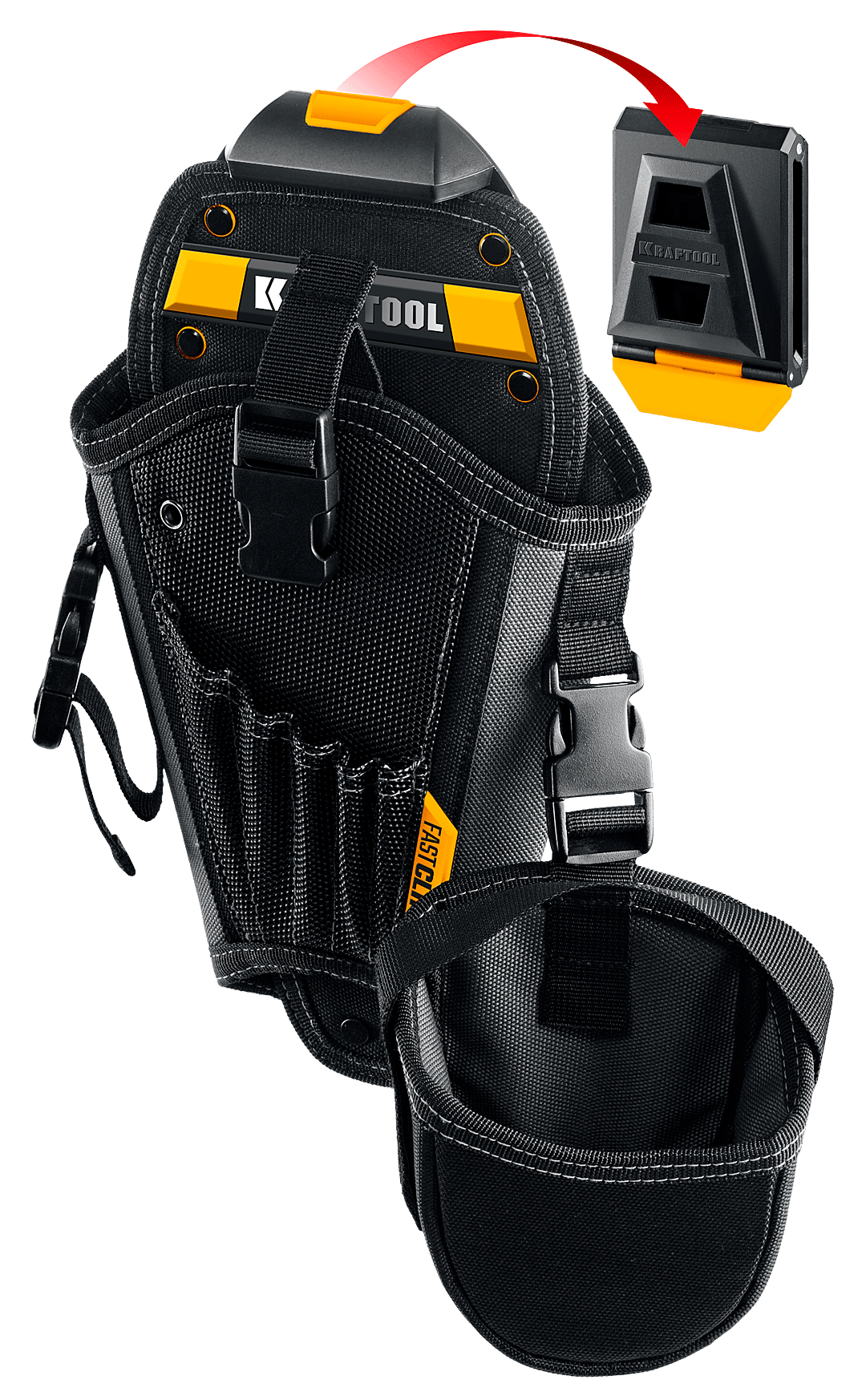 Кобура для шуруповерта KH-5 с креплением FastClip Kraftool 38769 - фото