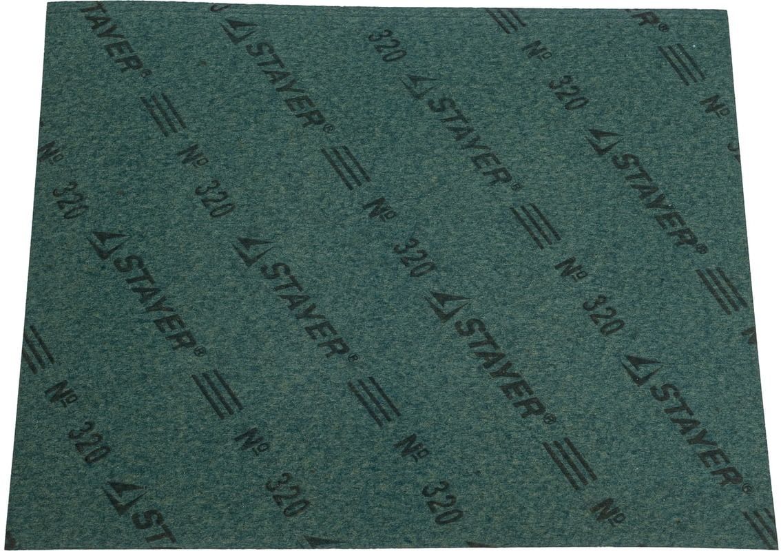 Лист шлифовальный на бумажно-латексной основе 230х280 мм Stayer Master 35425, 5 шт - фото