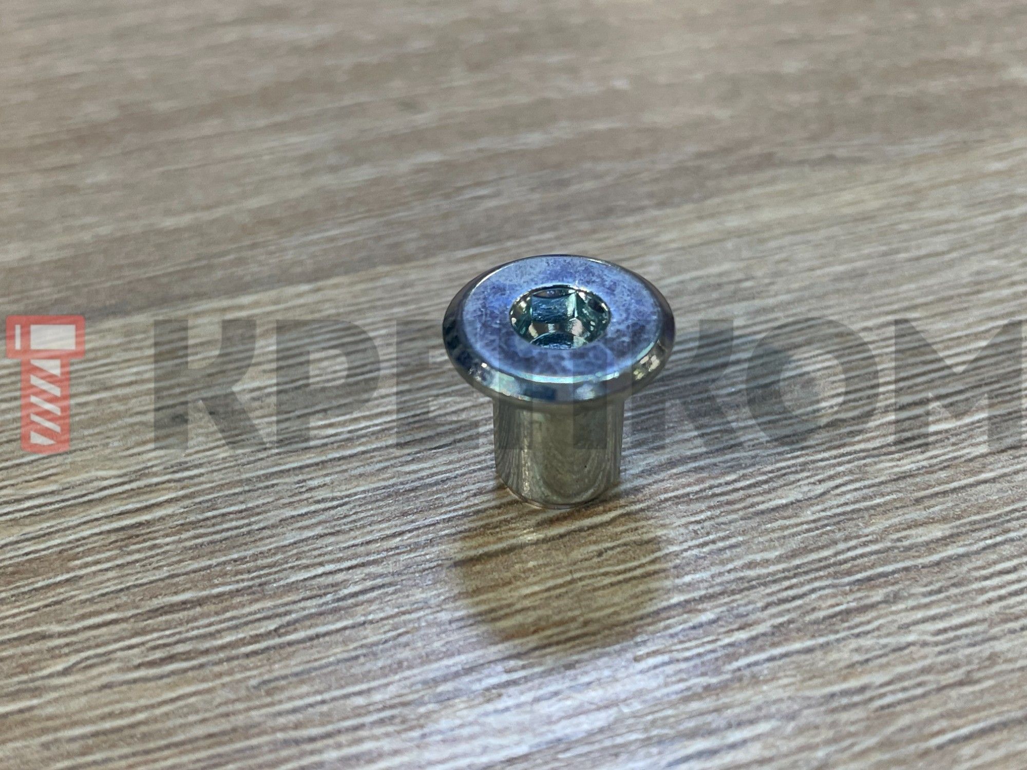 Гайка Эриксона вн/ш плоск. M 6 x 12 x 15 563 A0 оцинк - фото