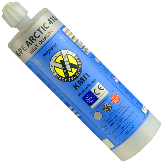 Химический анкер 410 мл K-PE Arctic КМП, зимний, полиэстер - фото