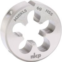 Плашка М4х0,5 мм HSSE DIN EN 22568 NKP 290041N, правая мелкая метрическая резьба