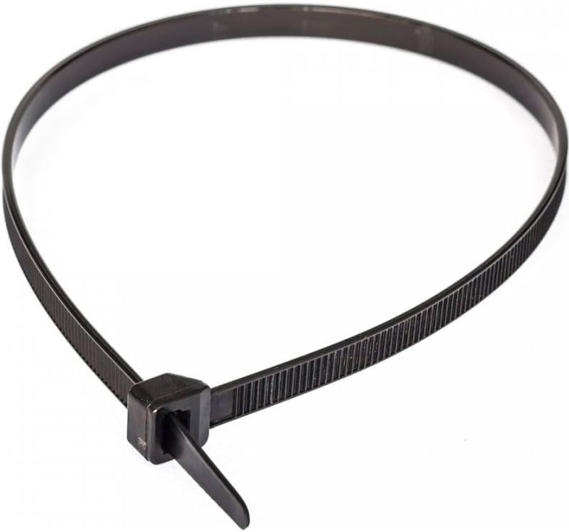 Стяжка нейлоновая черная КСС 9х920 мм Fortisflex 59159, 1 шт - фото