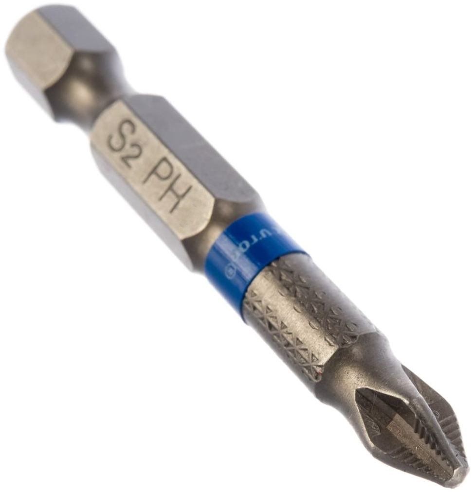 Бита крестовая PH магнитный наконечник с насечкой Cutop Profi, сталь S2 - фото
