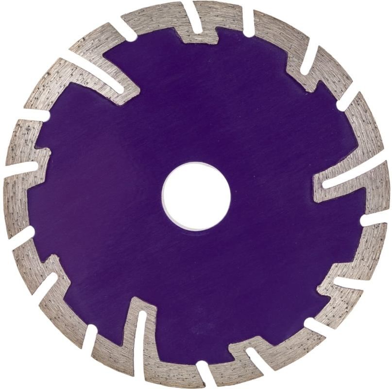 Диск алмазный усиленный сегментный 125/22,2х2,3 мм по камню и кирпичу, сухой и мокрый рез, Cutop 66-12523 - фото