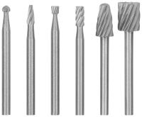 Набор мини-шарошек по металлу FIT 36477, 6 шт