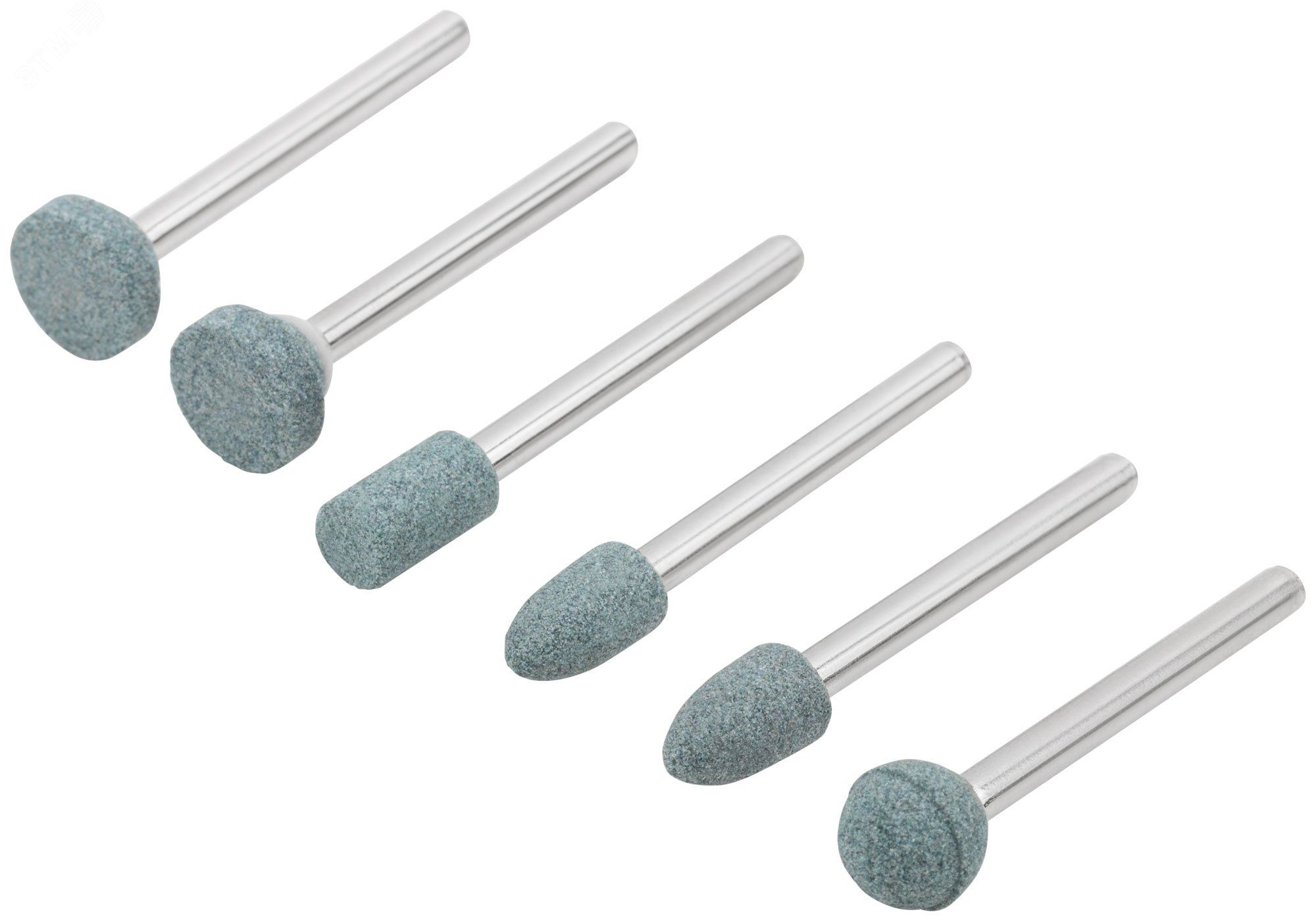 Набор шарошек абразивных по кафелю, мрамору, стеклу FIT 36925, 6 шт - фото