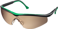 Очки защитные открытого типа, коричневые, стекло-моноблок Basic Kraftool 110319