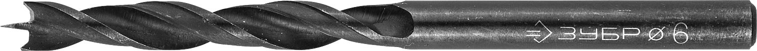 Спиральное сверло по дереву 5х85/45 мм, М-образная заточка, ЗУБР Серия Эксперт 29421-085-05 - фото
