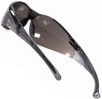 Очки монтажника защитные открытые затемнённые с прорезиненным носоупором OM-02 KBT 79683