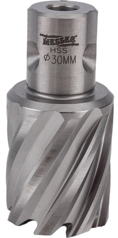 Сверло корончатое по металлу HSS Messer - фото