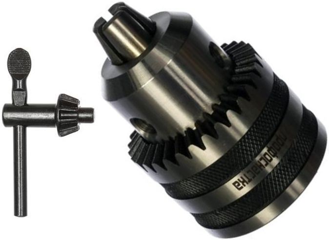 Патрон сверлильный с ключом №158 1-16 мм, B18 Профоснастка Эксперт - фото