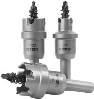 Коронка по металлу ТСТ с центрирующим сверлом и толкающей пружиной Messer, сталь HSS