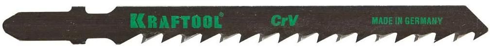 Полотно по дереву для лобзика 100/75 мм, быстрый рез T144D Kraftool 159521-4, хромованадиевая сталь, 2 шт - фото