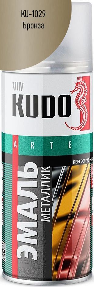 Изображение товара Эмаль универсальная металлик бронза Kudo KU-1029 520 мл спрей для внутренних работ
