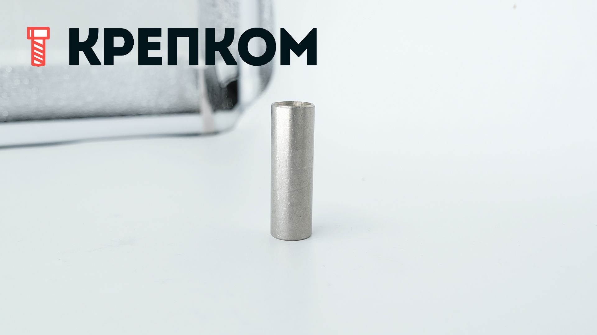 Гайка соединительная круглая 9290, нержавеющая сталь А2 - фото