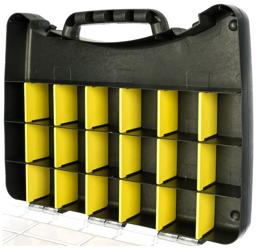 Ящик пластиковый для крепежа 12 " (300х225х45 мм) FIT 65651 - фото