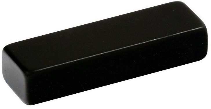 Неодимовый магнит прямоугольник 20х4х6 мм, №50, черный - фото