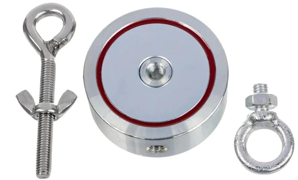 Магнит неодимовый двухсторонний поисковый F200х2 9-2032054 - фото