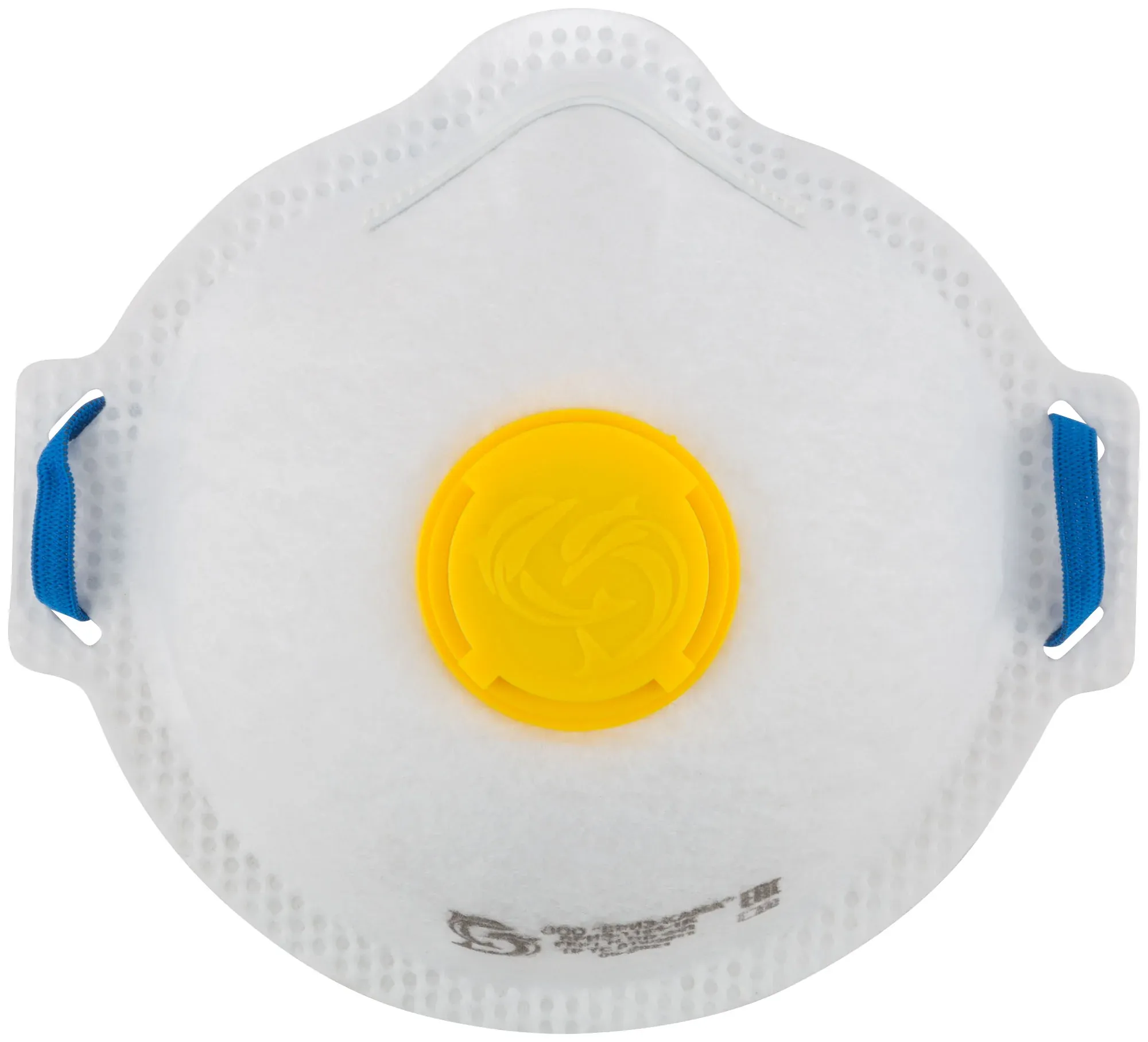 Полумаска фильтрующая с клапаном, класс защиты FFP2 Бриз РОС 12318 - фото