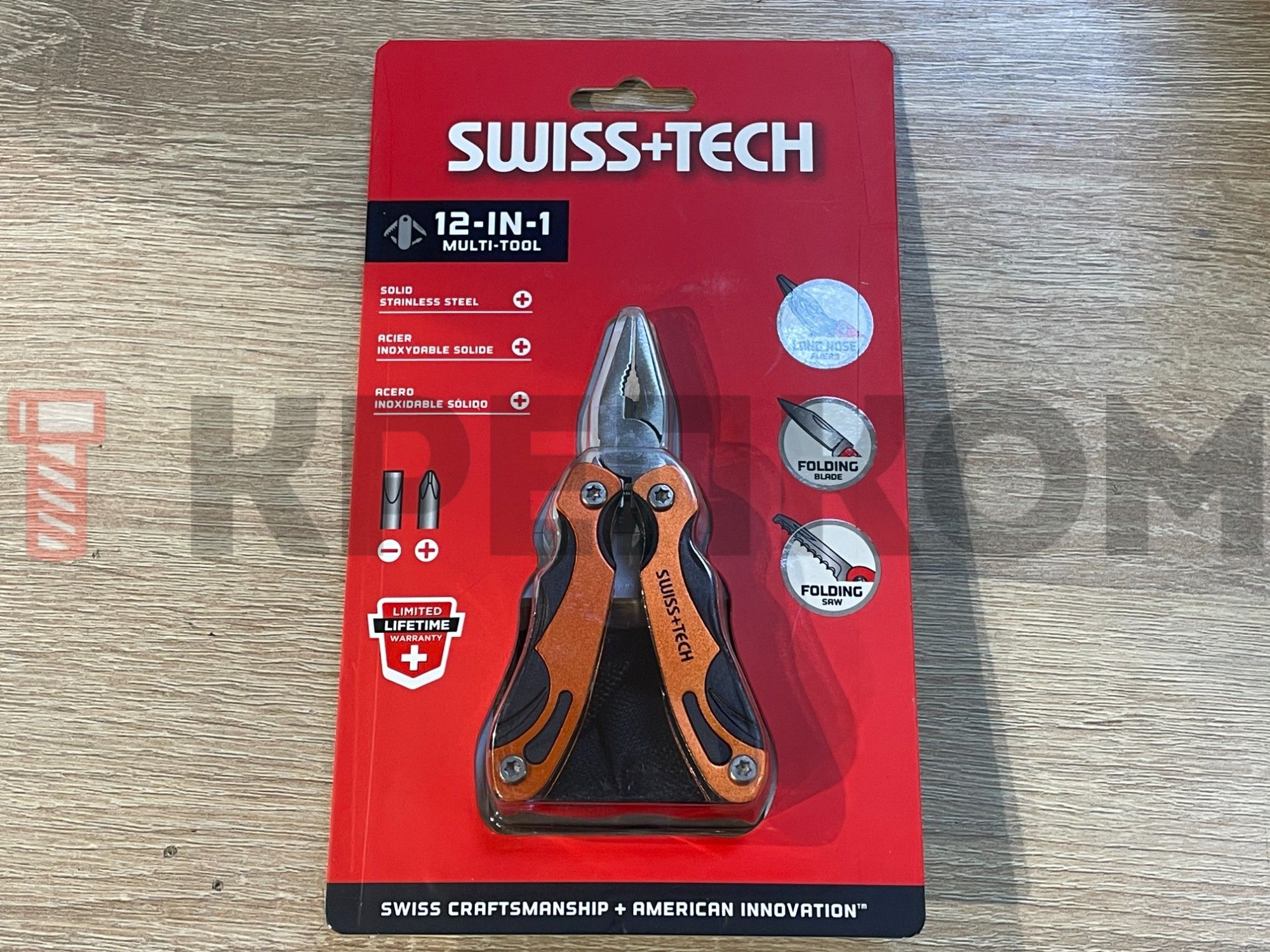 Мультитул-пассатижи Swiss+Tech P12 Multi-Tool 12-in-1 ST36019 - фото