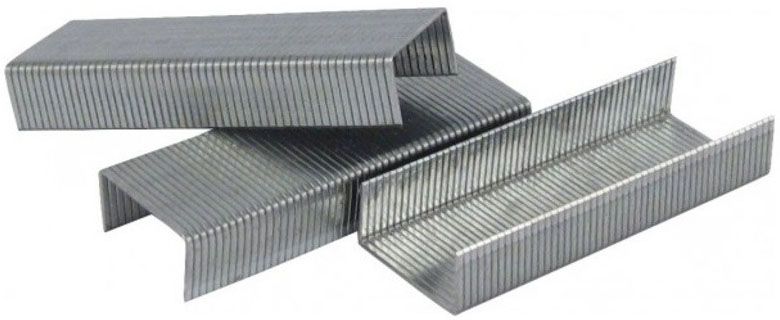 Скобы для степлера 12 мм тип 53, МастерАлмаз 10507012, 1000 шт - фото