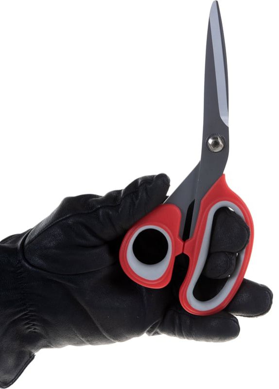 Ножницы хозяйственные 200 мм с изогнутыми ручками ЗУБР 40442-21 - фото