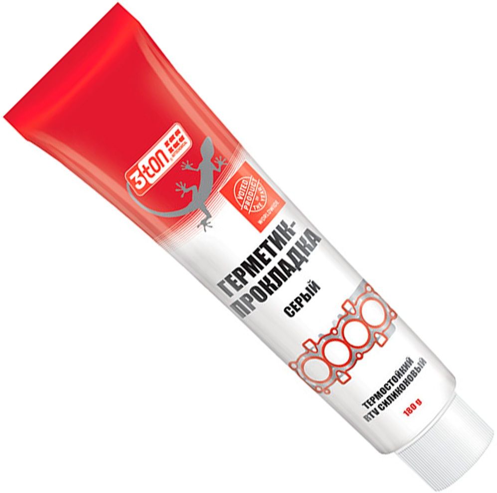 Автогерметик-прокладка ТР-103 Тритон 55258, серый 180 гр - фото