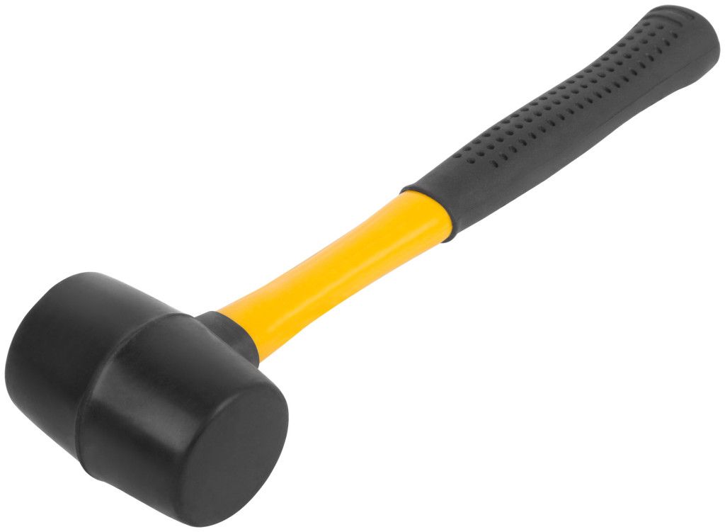 Киянка резиновая с фиберглассовой рукояткой 230 гр FIT 45491 - фото