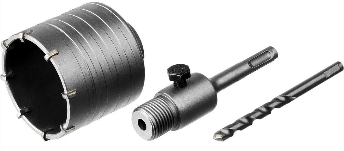 Коронка по бетону в сборе СИБИН - фото