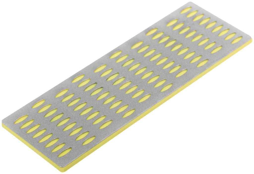 Брусок алмазный абразивный P400 для заточки FIT 38333, жёлтый - фото