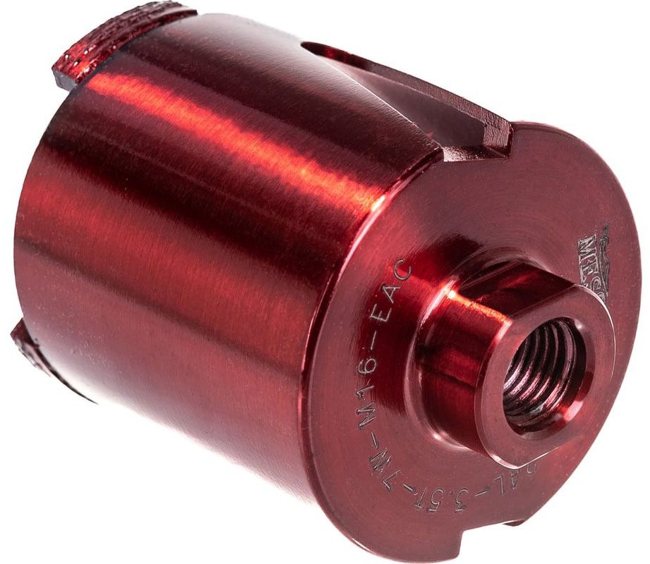 Коронка алмазная для сверления подрозеточных отверстий 68D-3.5T-7W-3S-M16, Messer 06-20-068 - фото