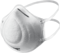 Полумаска фильтрующая коническая класс защиты FFP2 ЗУБР Ф-95 11169-2