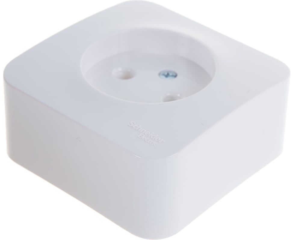 Розетка белая 1-м. ОП 16А IP20 250В без заземления Blanca Systeme Electric BLNRA000101 - фото