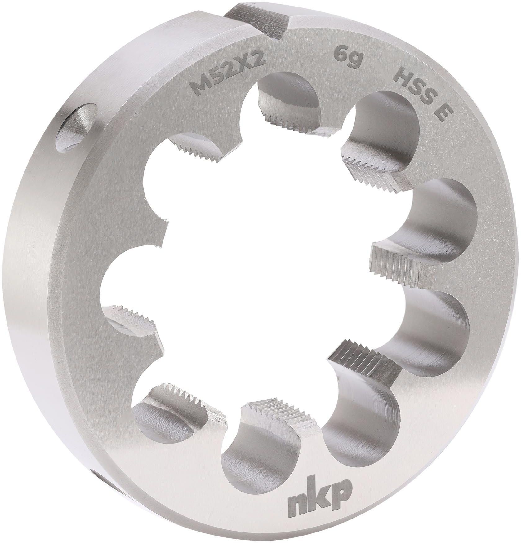 Плашка HSSE DIN EN 22568 NKP, мелкая метрическая резьба - фото
