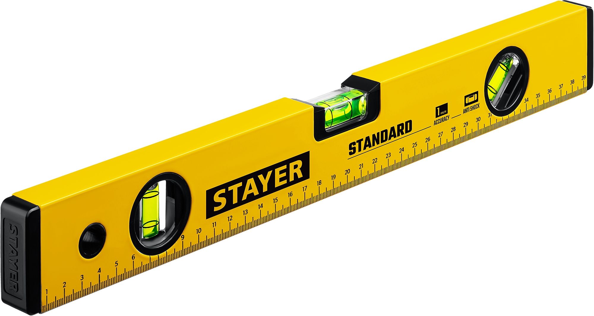 Уровень строительный с линейкой 600 мм Stayer Standard Master 3460-060 - фото