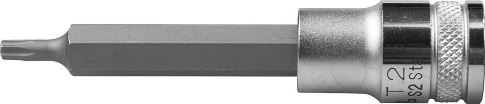 Бита-головка торцевая удлиненная TX25, 1/2" Industrie Qualitat Kraftool 27906-25, сталь S2 - фото