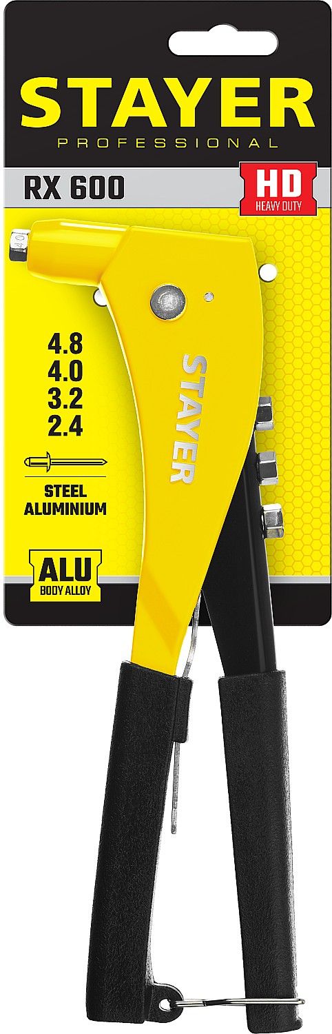 Заклепочник литой усиленный 250 мм RX-600 Professional Stayer 3104_z01 - фото