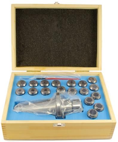 Патрон цанговый 7:24 К50 ER32 с комплектом цанг 3-20 мм РИ ri.263.77 - фото