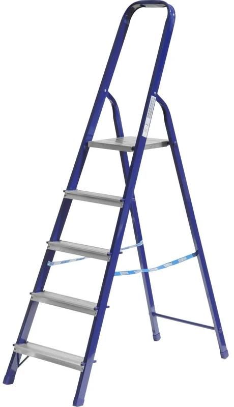 Стремянка 5 ступеней, 103 см СИБИН 38803-05, сталь - фото