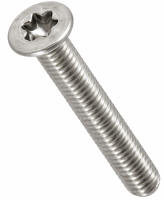 Винт резьбовыдавливающий с потайной головкой и шлицем TORX DIN 7500 form M, нержавеющая сталь А2