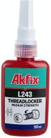 Фиксатор резьбы анаэробный средней прочности 50 мл L243 Akfix L243_01