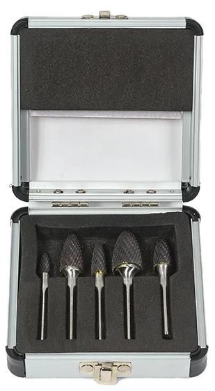 Набор твердосплавных борфрез №702 ПрофОснастка 170101002, 5 предметов - фото