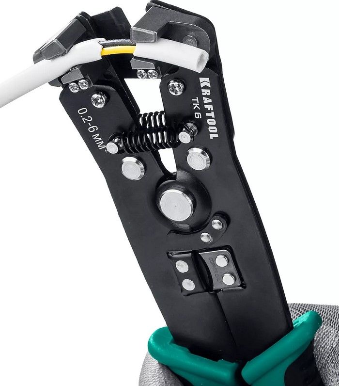 Стриппер автоматический многофункциональный 0,2-6 мм² Kraftool TK-6 22635 - фото